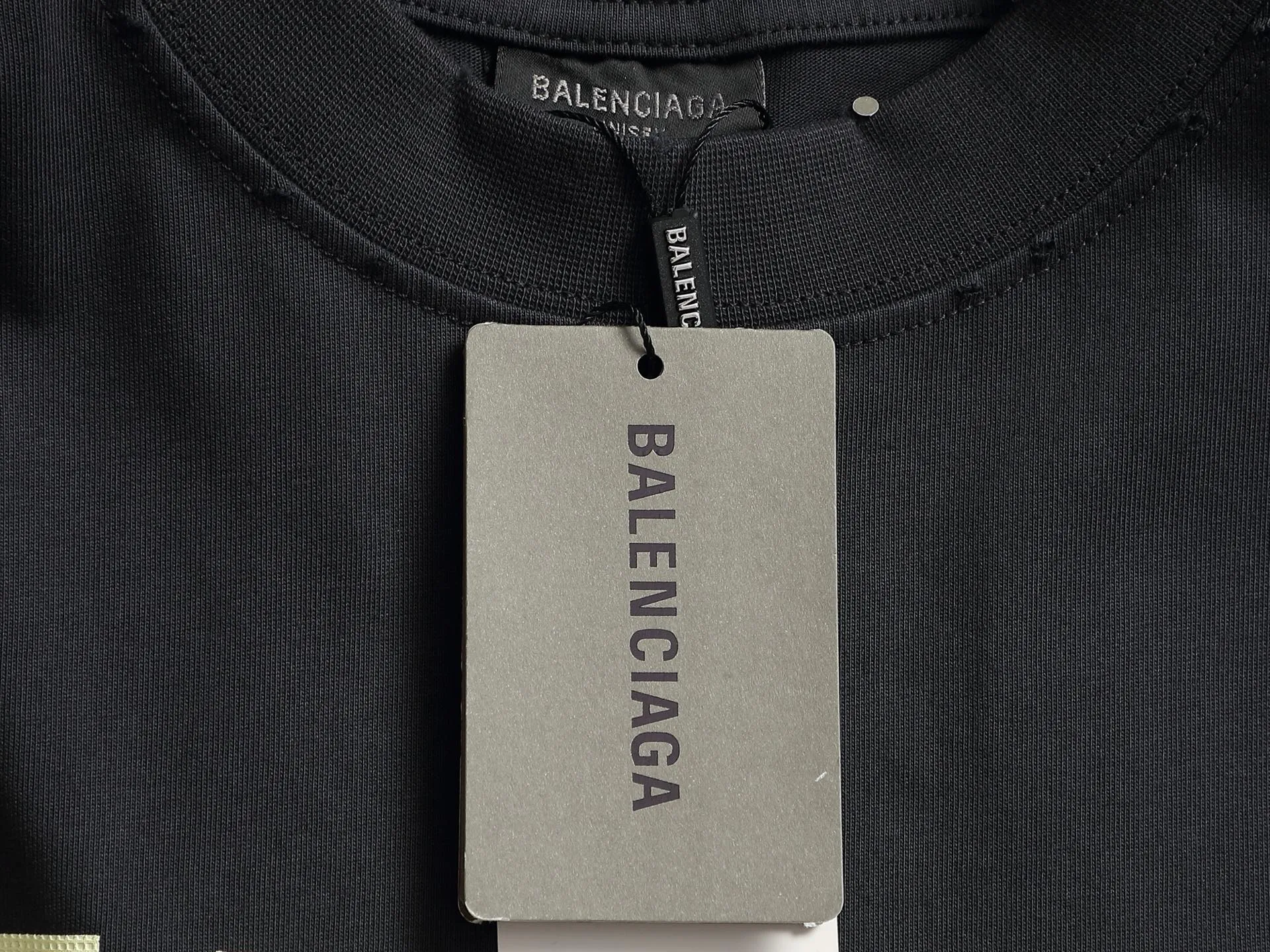 BALENCIAGA 2026 Logo ， Retro Same Style T 320 Versatile : Black Size：XS S M L